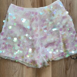 Iridescent Sequin Women's Shorts